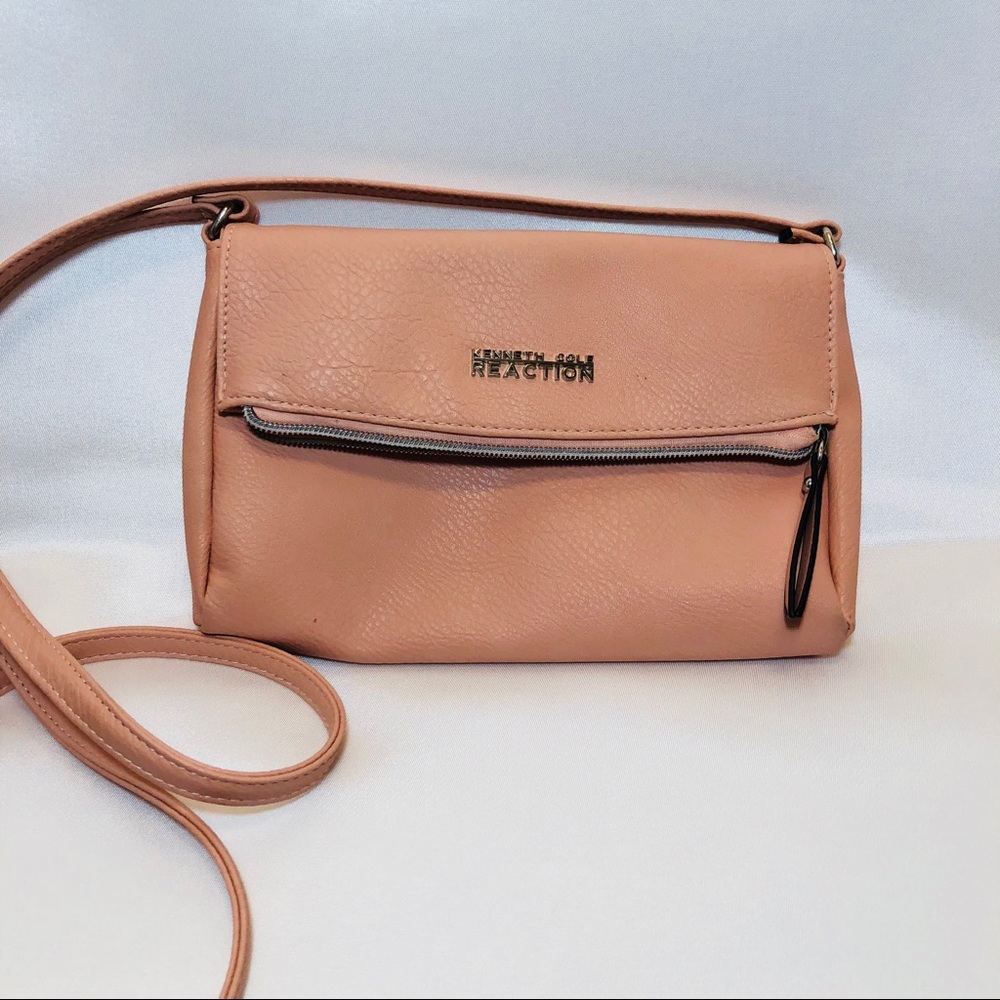 Pink Kenneth Cole Reaction Foldover Crossbody